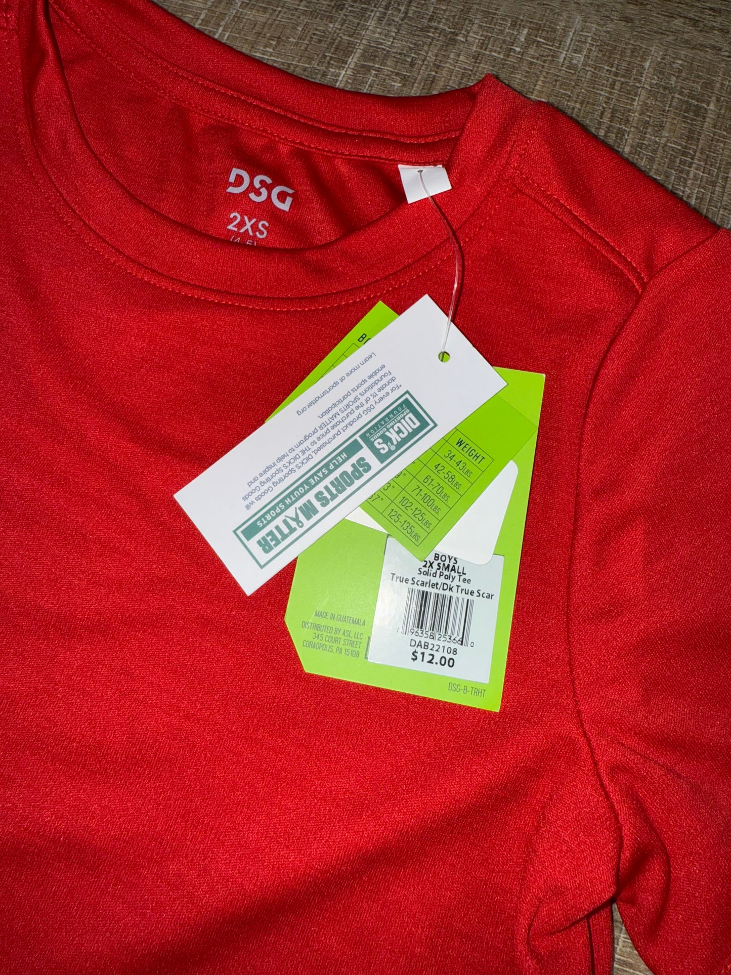 NWT DSG (Kids 2XS) Brand New 2 Piece Sporty T-Shirt BUNDLE