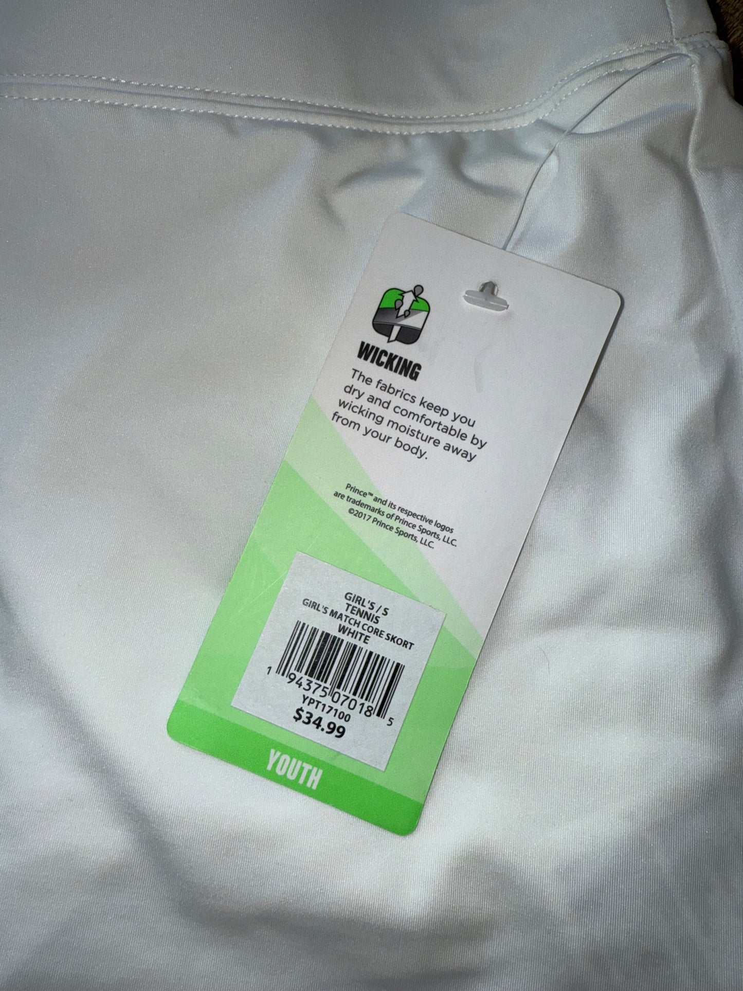 NWT Prince (Small Kids) Brand New 2 Piece Black and White Skort