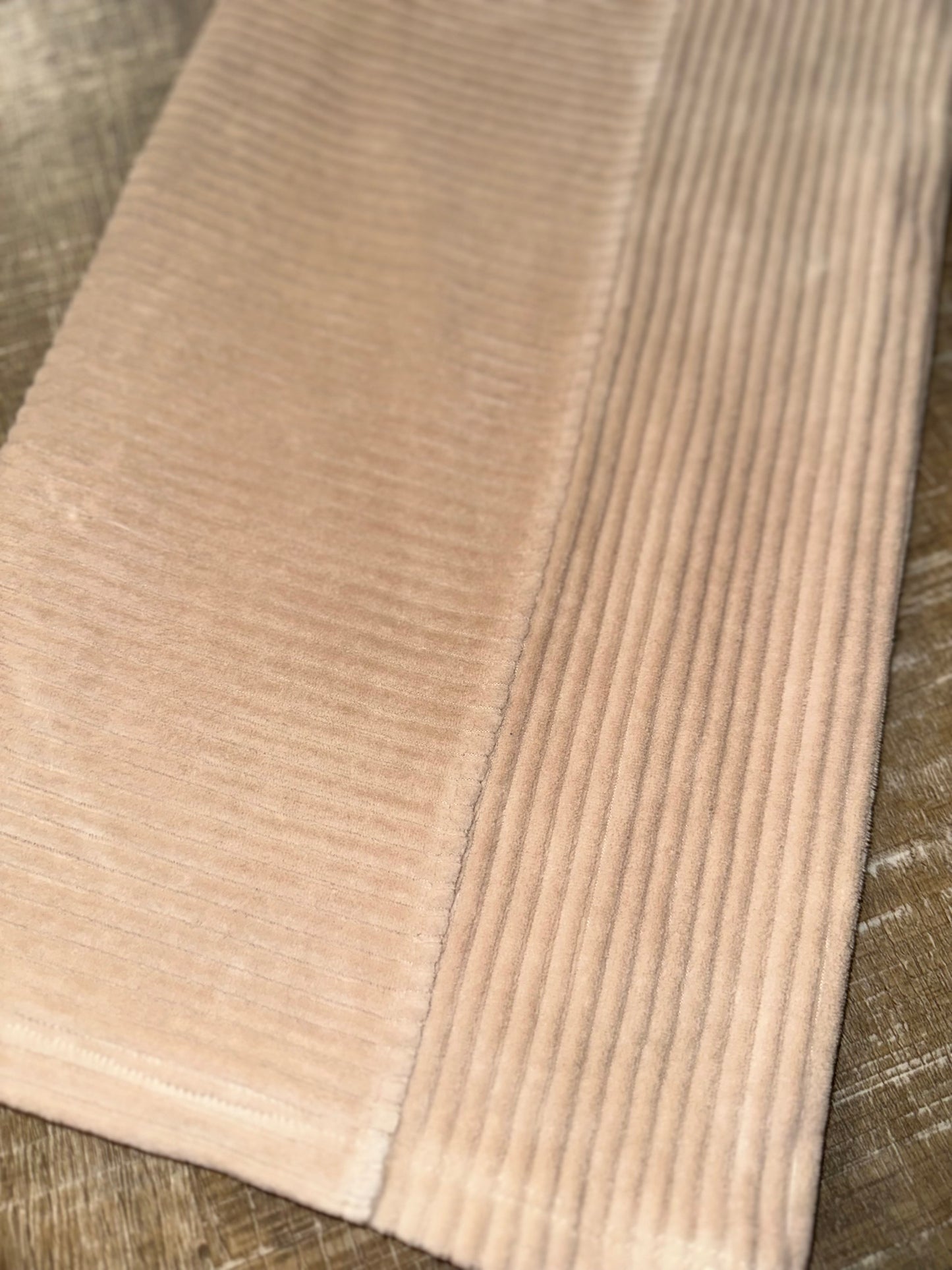 nuuds (Small) Tan Textured Wide Leg Sweatpants