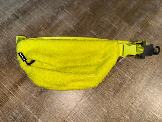NWT Crayola Brand New Yellow Sherpa Waist Fanny Pack