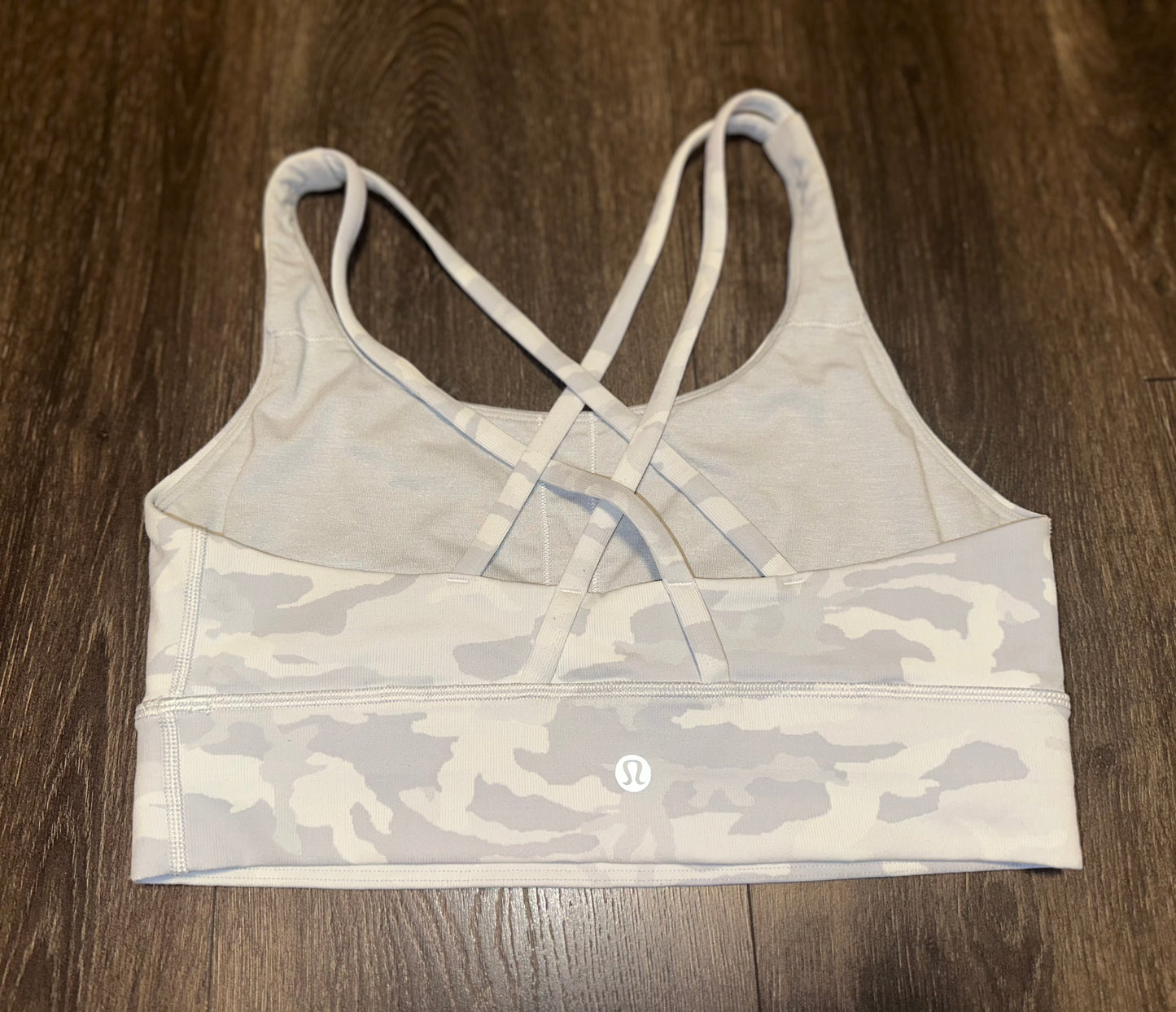 lululemon athletica (8) Camo Wunder Under Legging & Energy Longline Bra SET