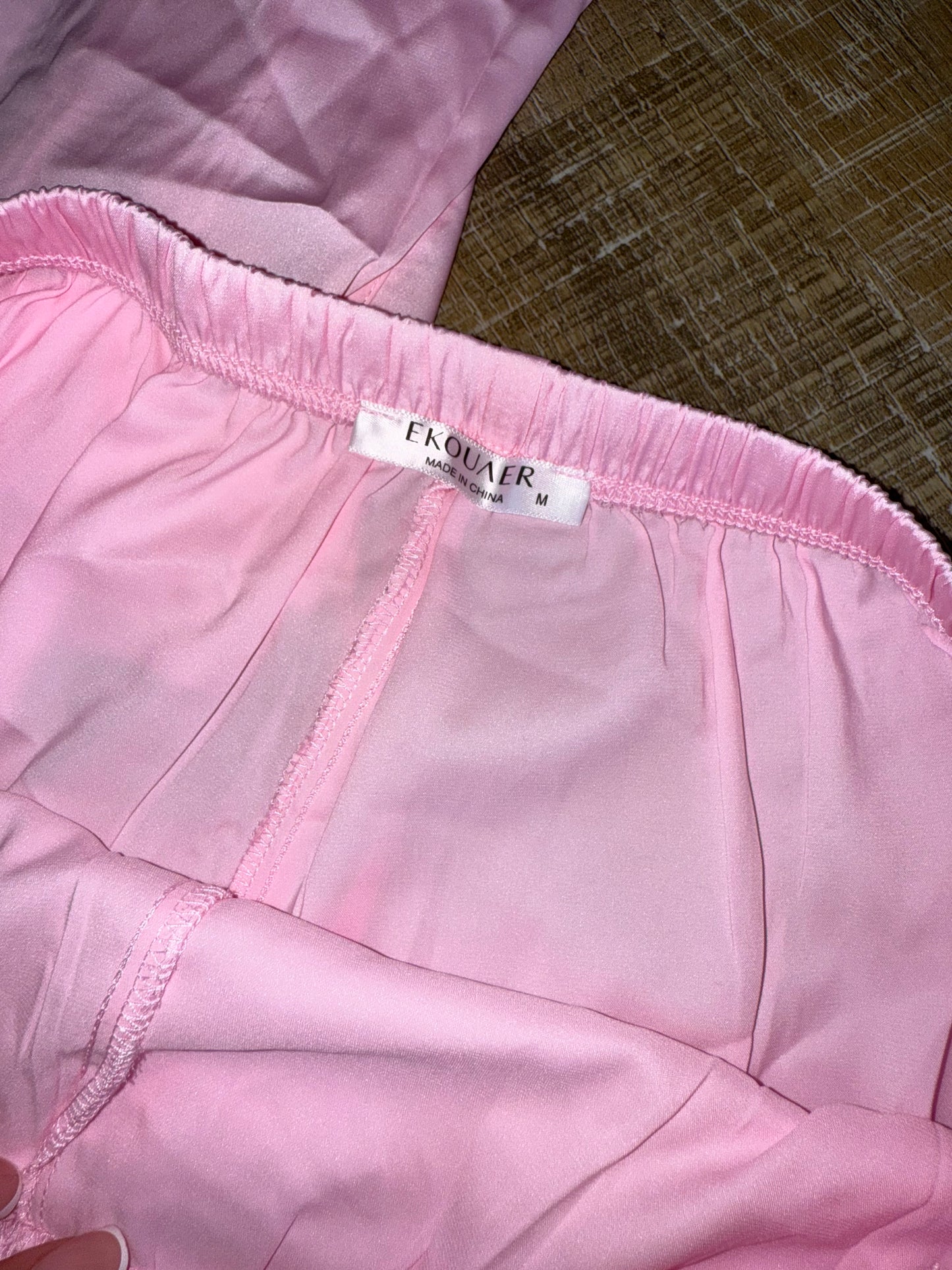 NWT Ekouaer (Medium) Brand New Pink Lightweight PJ Set (Shorts & Tanks)