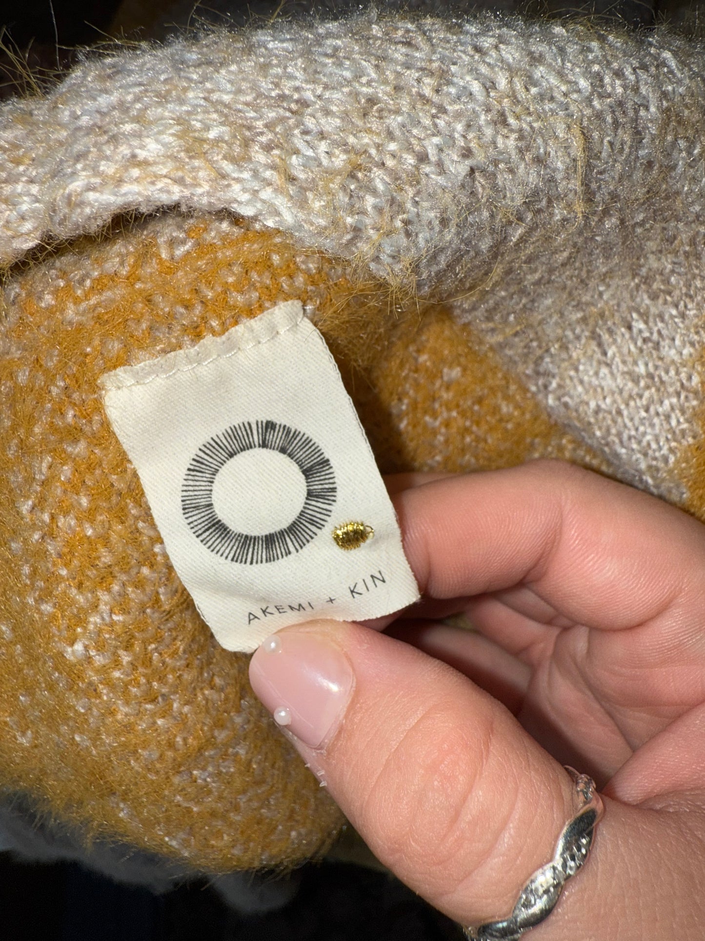 Akemi + Kin Geometric Sweater Cardigan