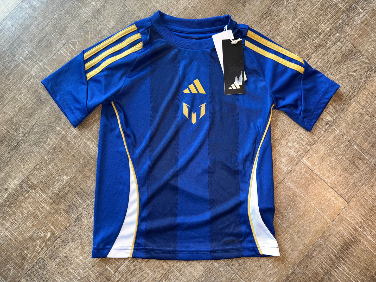 NWT Adidas (Kids XS//Medium) Brand New Messi Jersey