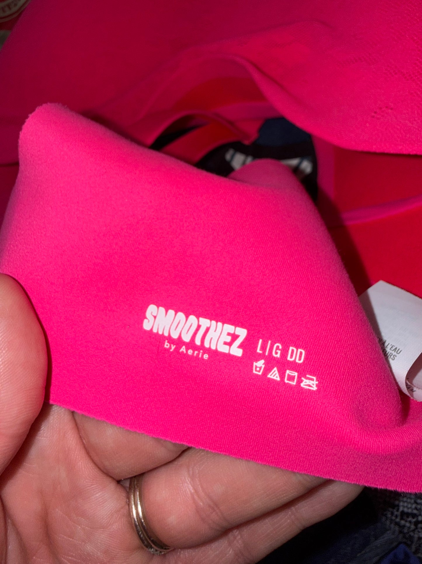 Smoothez by Aerie (Large) Neon Hot Pink Bra