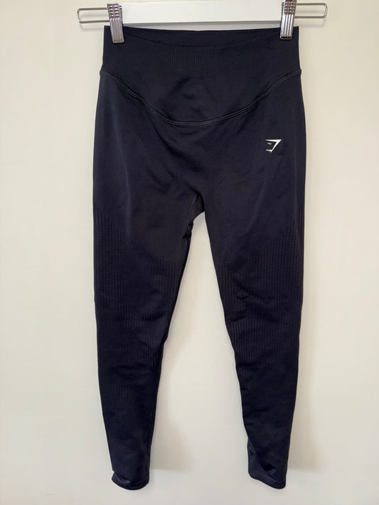 Gymshark (Small) Black Seamless Active Leggings