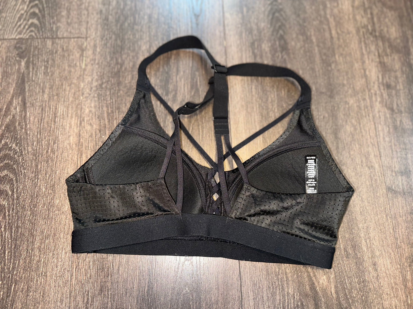 Victoria's Secret Sport (32B) Black Mesh Sports Bra