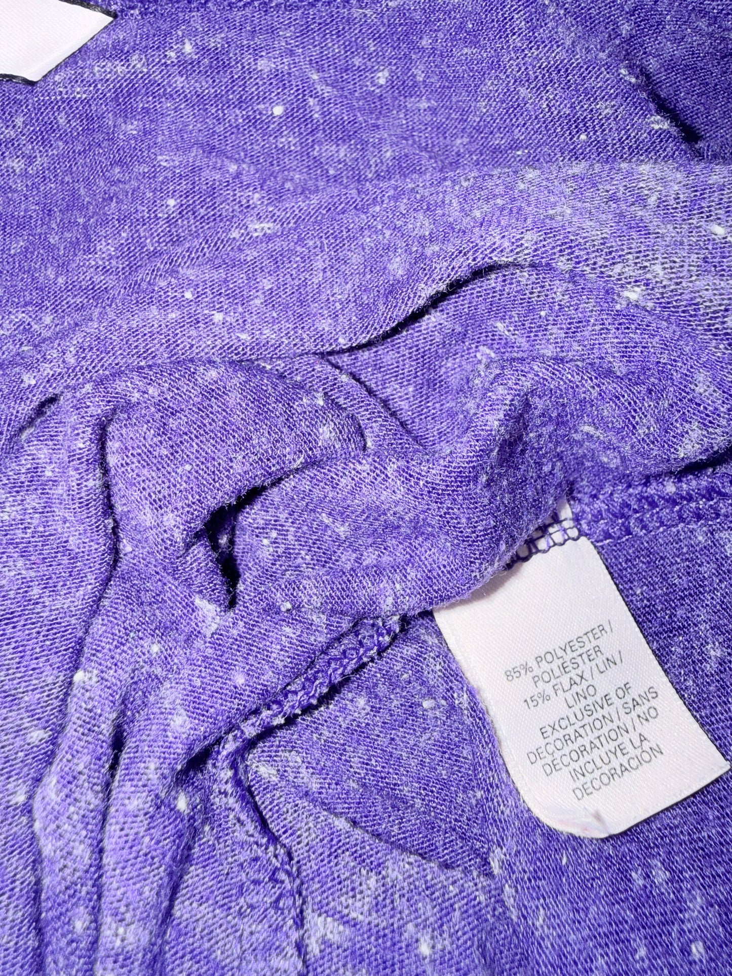 Victoria's Secret (Large) Purple V-Neck T-Shirt