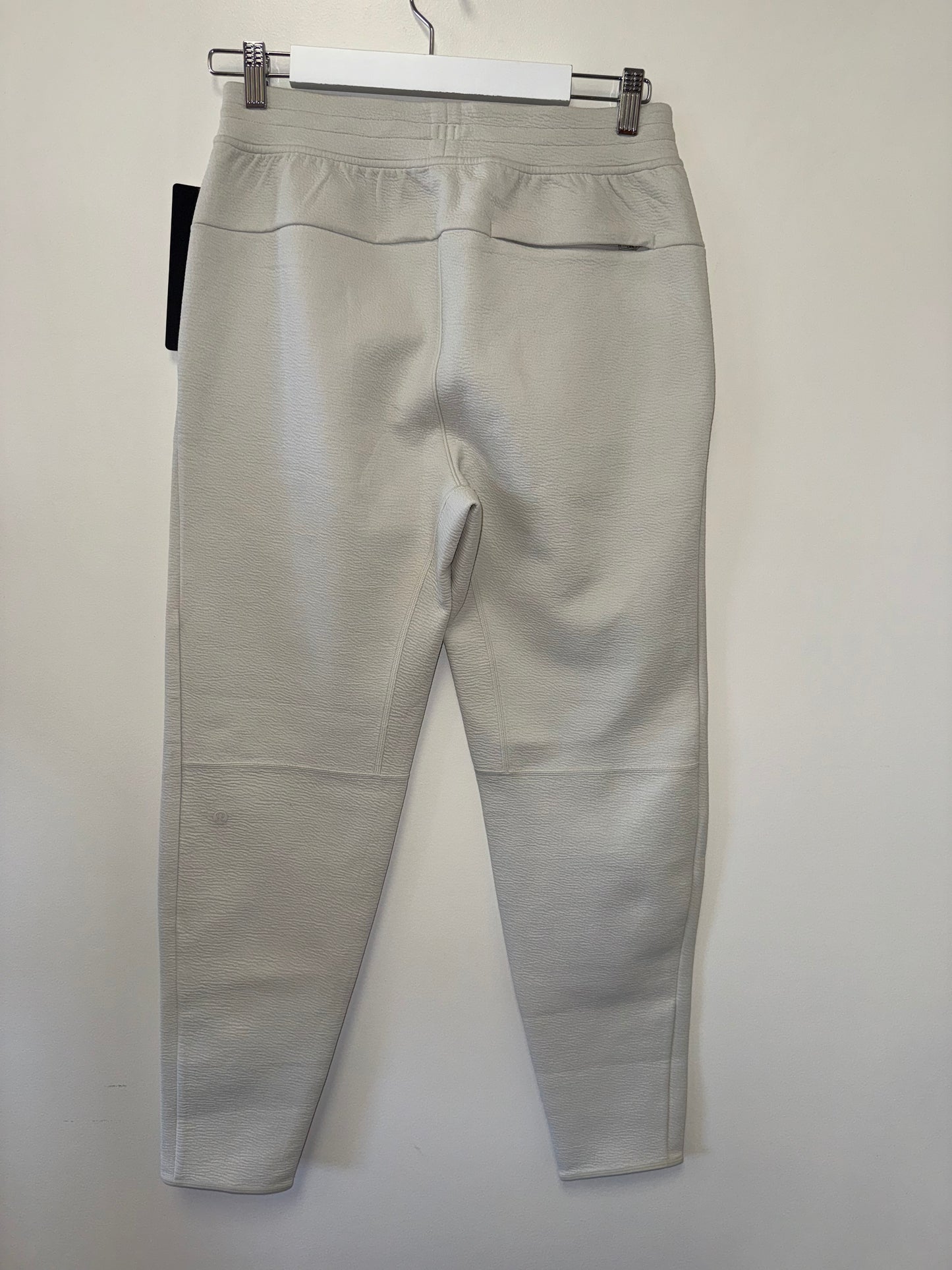 NWT Lululemon (Small) Brand New Cream Textured Spacer Classic-Tapered Joggers