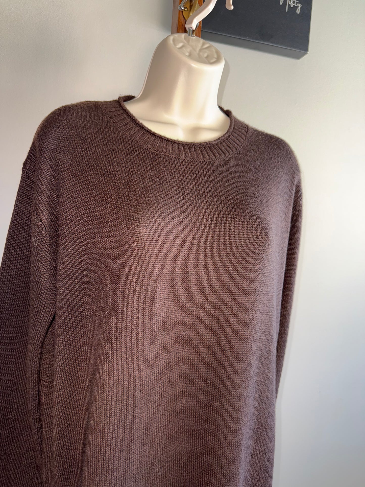 NWT Jessica Simpson (Medium) Brand New Brown Knit Sweater Dress