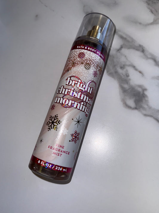 Bath & Body Works (8 floz) Bright Christmas Morning Fine Fragrance Mist Perfume