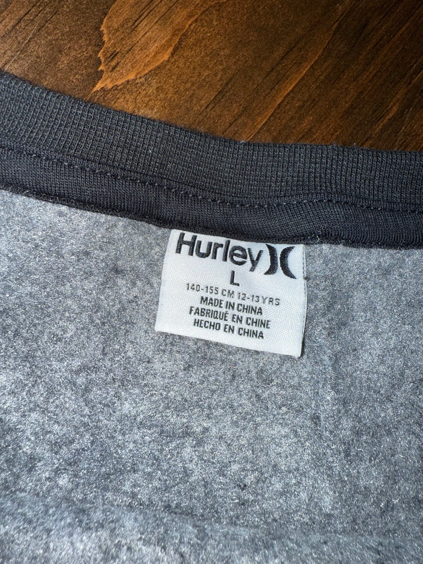 NWT Hurley (Large) Brand New Girls Sporty Crewneck Sweatshirt