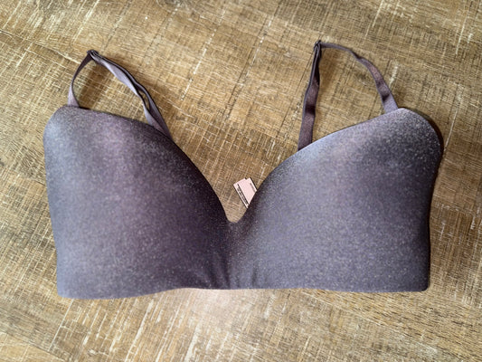 Victoria's Secret (34DD) Purple Metallic T-Shirt Lightly Lined Wireless Bra
