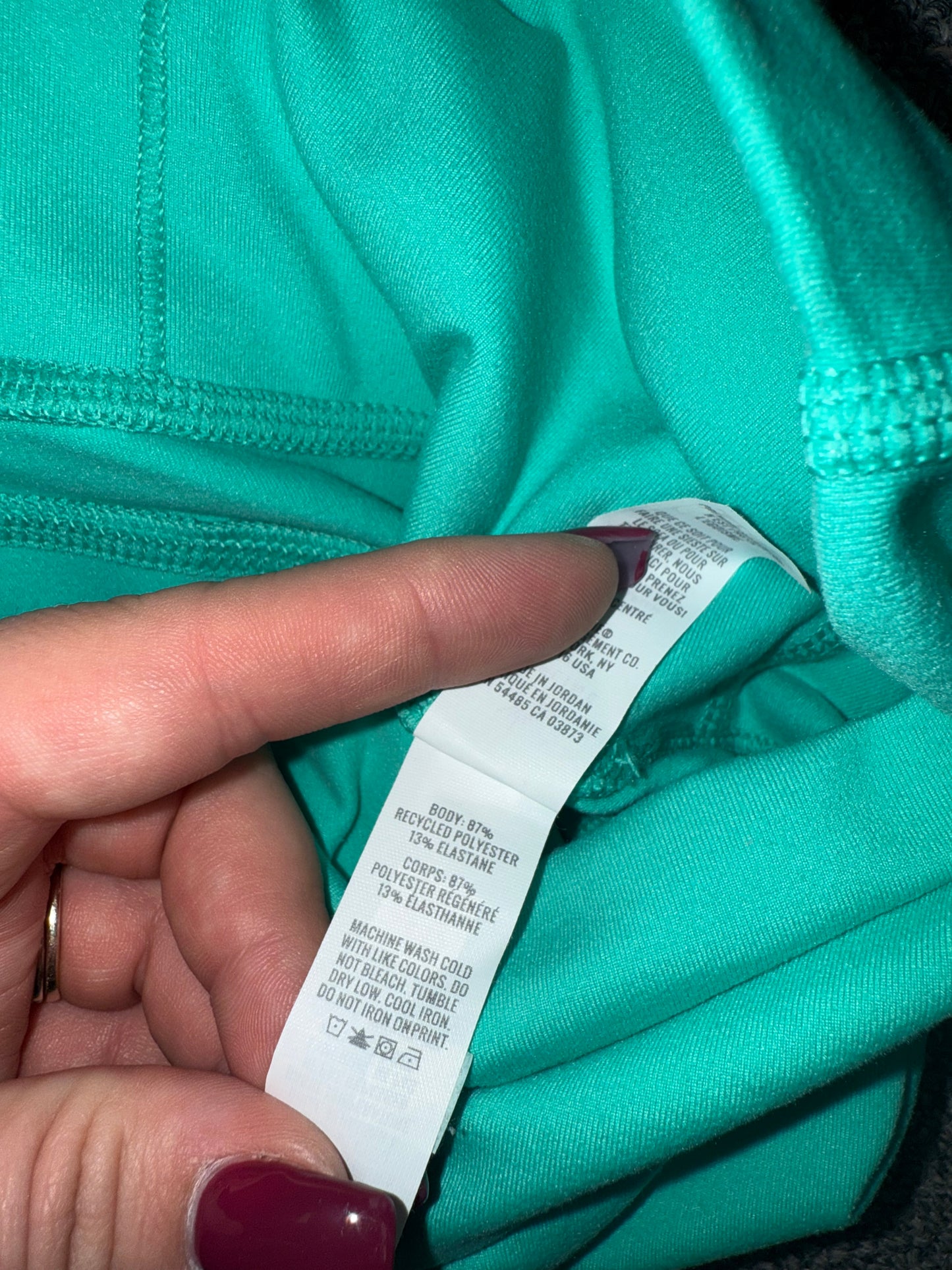 NWT aerie (Medium) Brand New Hugger High Rise Turquoise BootCut Leggings