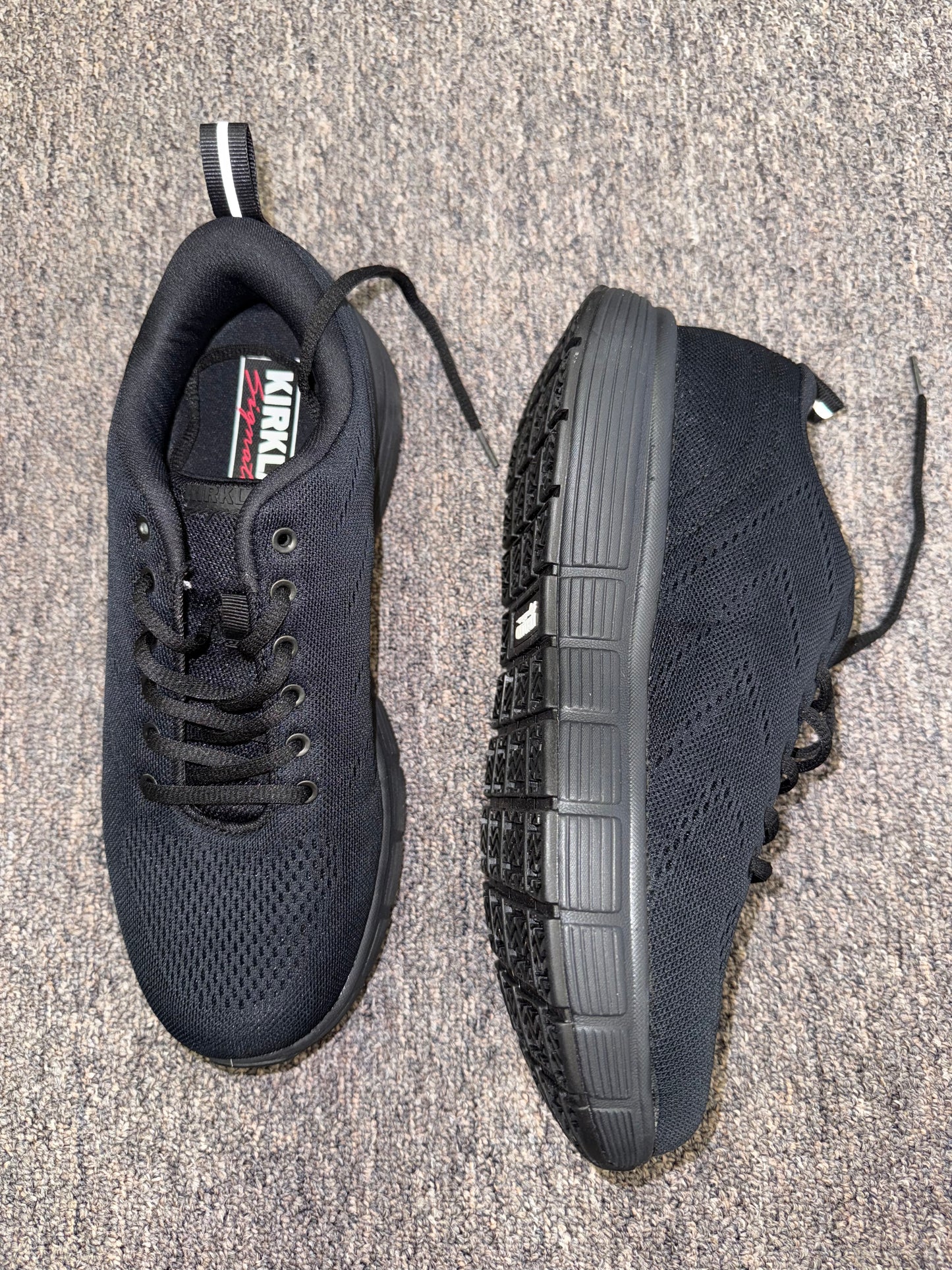 Kirklands (9.5) Mens Black Sneakers