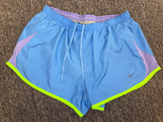 Nike (Medium) Blue//Green Sporty Drawstring Shorts