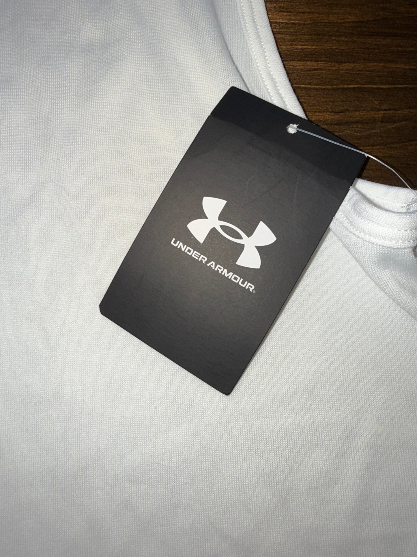 NWT Under Armour (Small) Brand New White Tech Fitted Tank Top