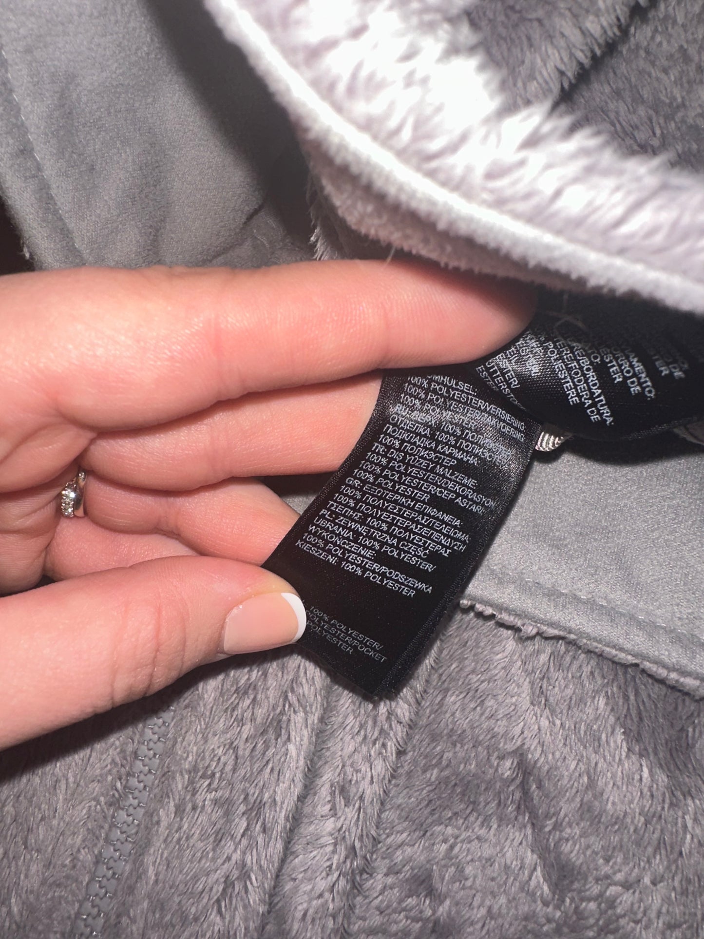 The North Face (Medium) Grey Fleece Jacket