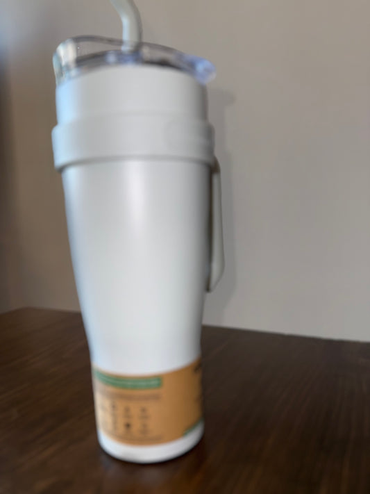 Hydraflow (40oz) Brand New Capris Resteel Stainless Steel Tumbler with Handle