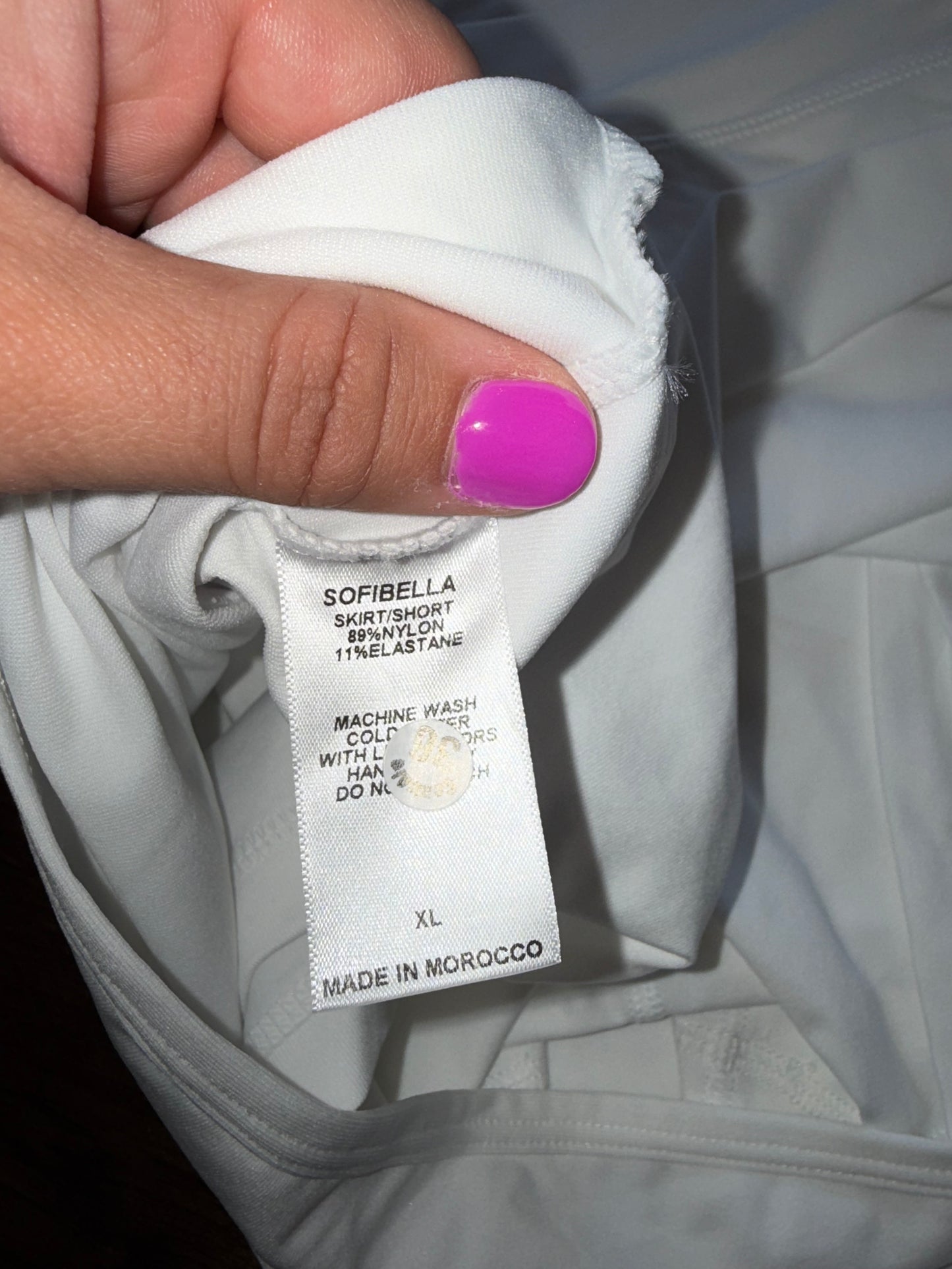 NWT Sofibella (XL) Brand New White UPF 50 Skort