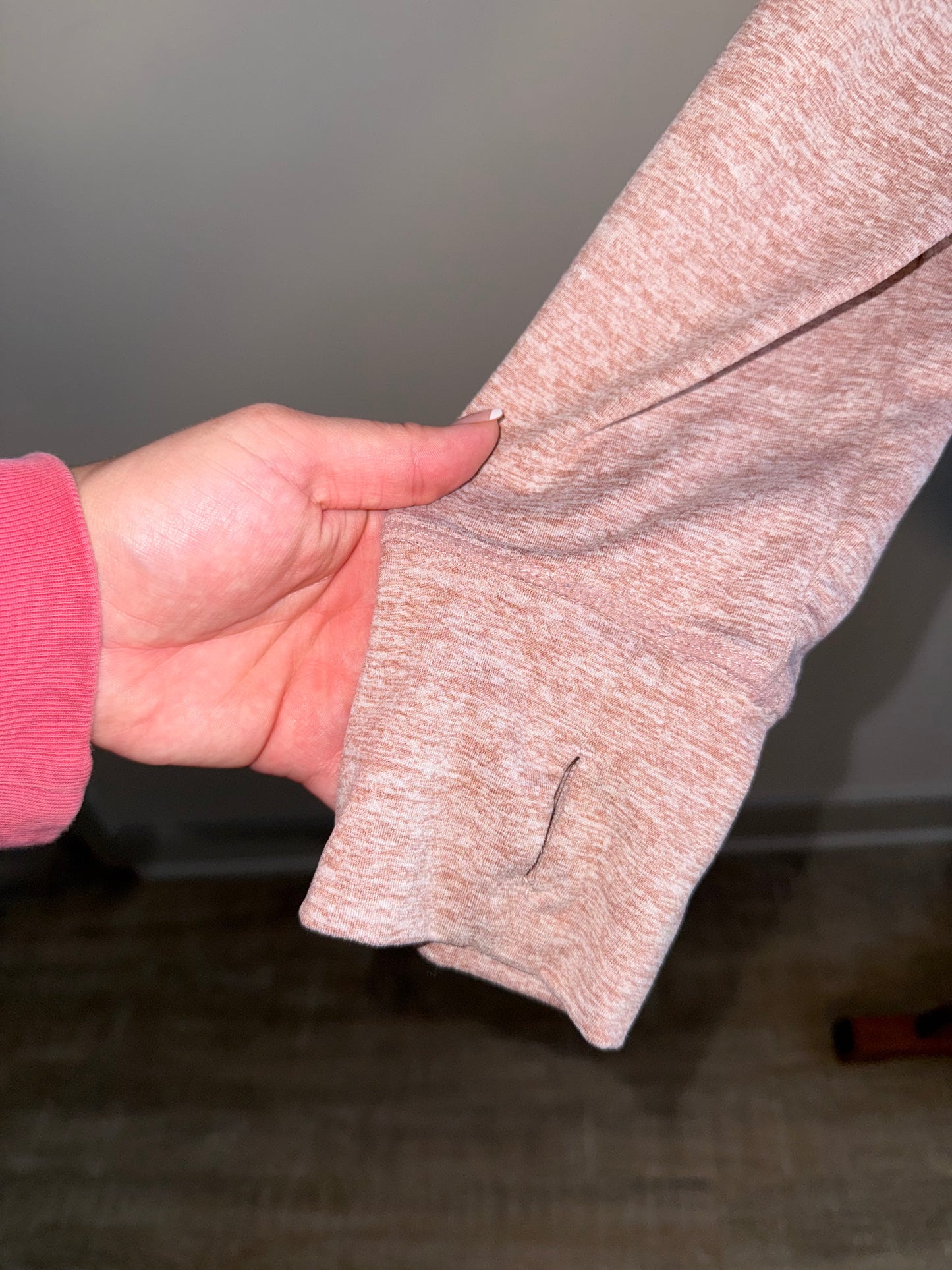Tangerine (XL) Blush Full Zip Up Active Jacket