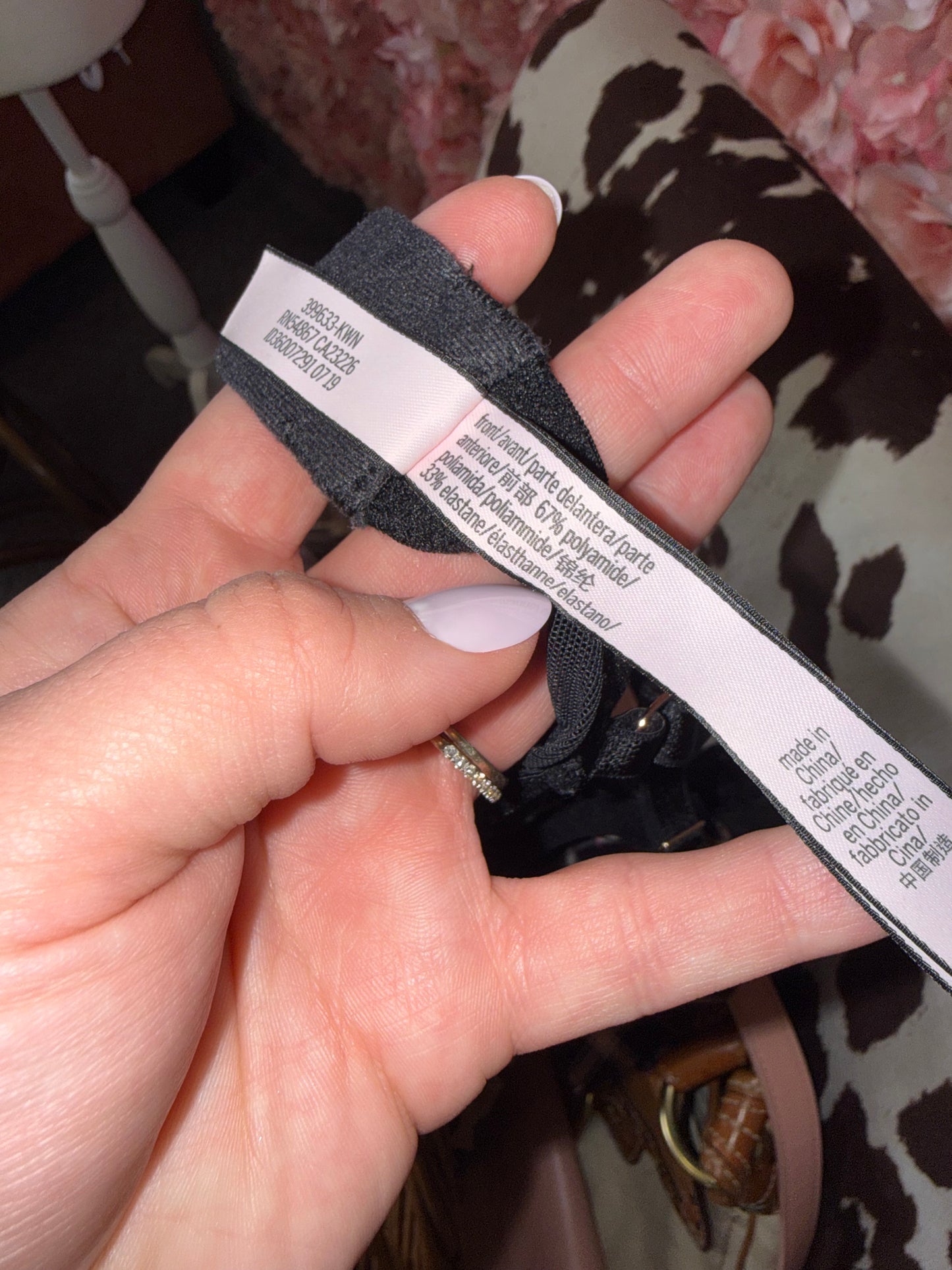 Victoria's Secret (Large) Black Plaid Lace Lingerie Bodysuit