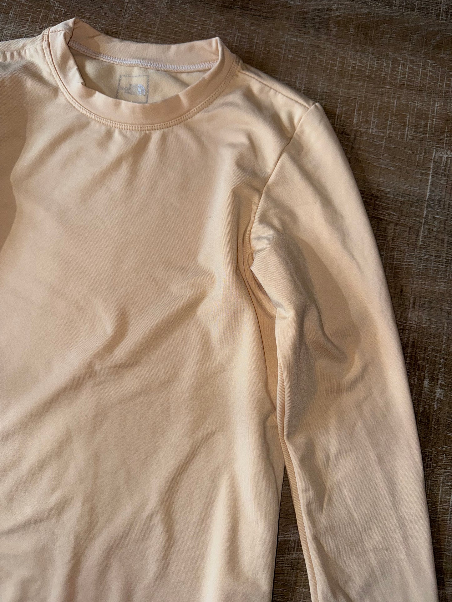 The North Face (6) Super Soft Tan Long Sleeve High Neck Top