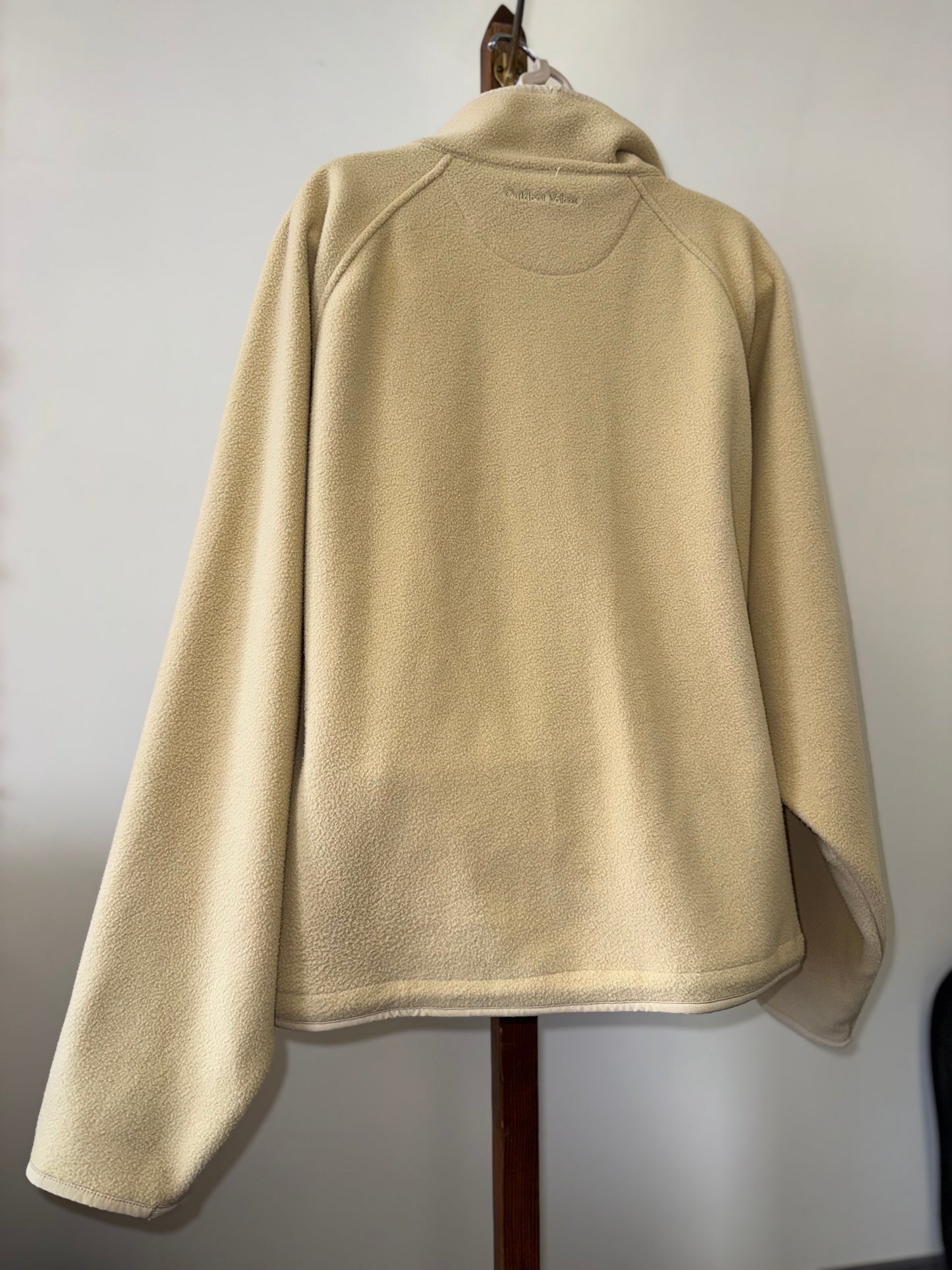 Outdoor Voices (XXL) Tan Fleece Button Up Pullover