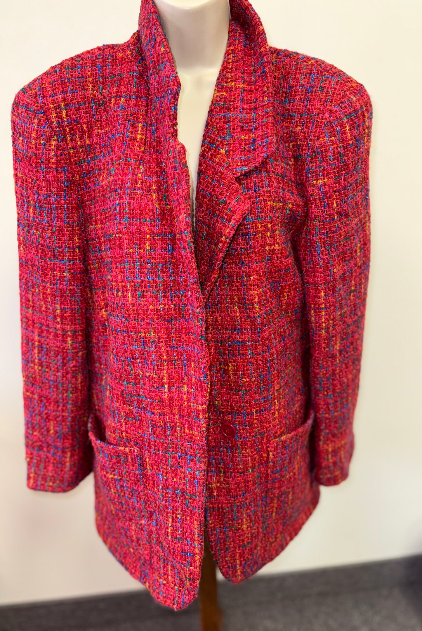 Liz Claiborne (12) Red Vintage Wool Blazer