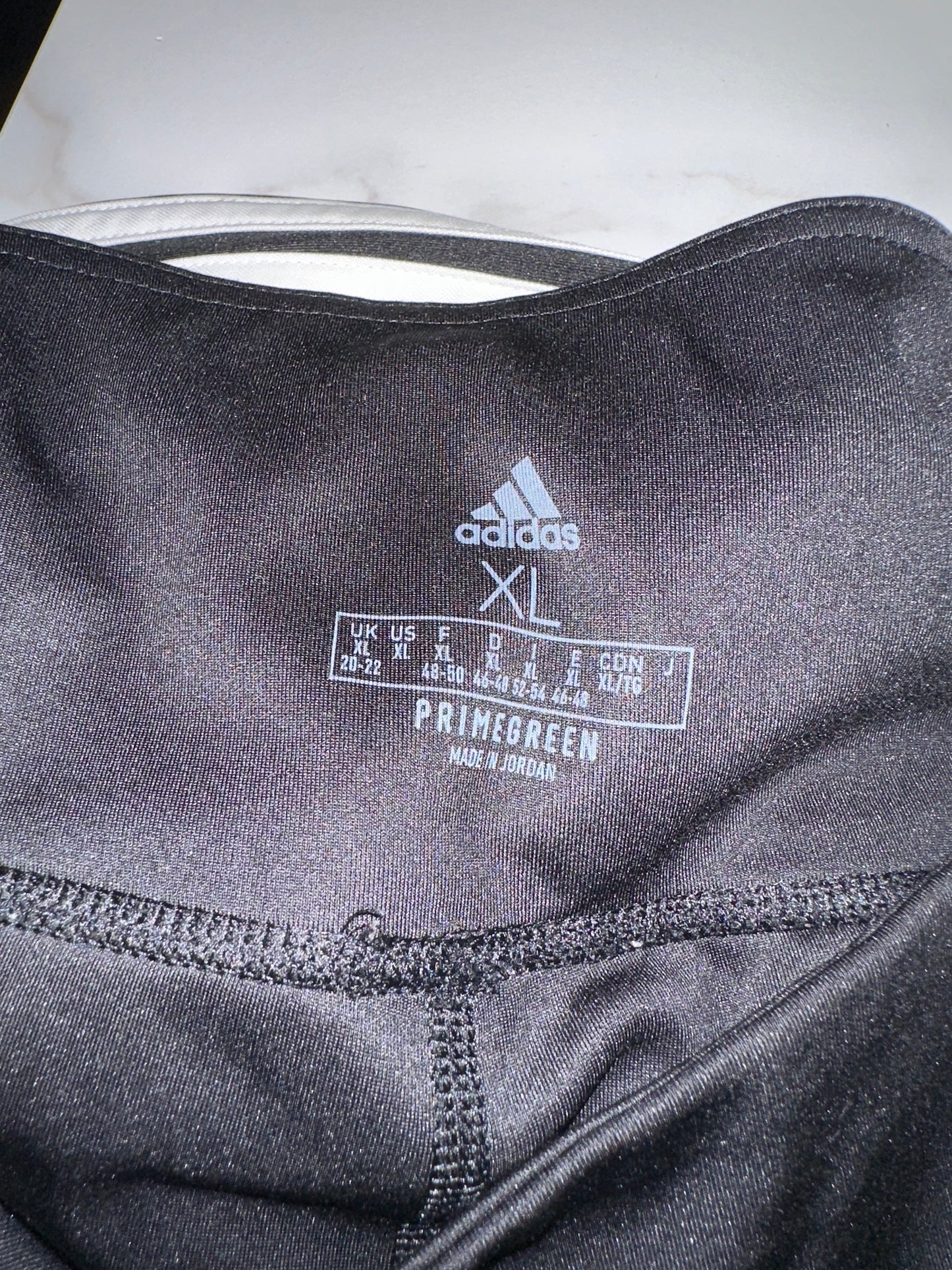 adidas (XL) Black Primegreen Aeroready Leggings with a Pocket