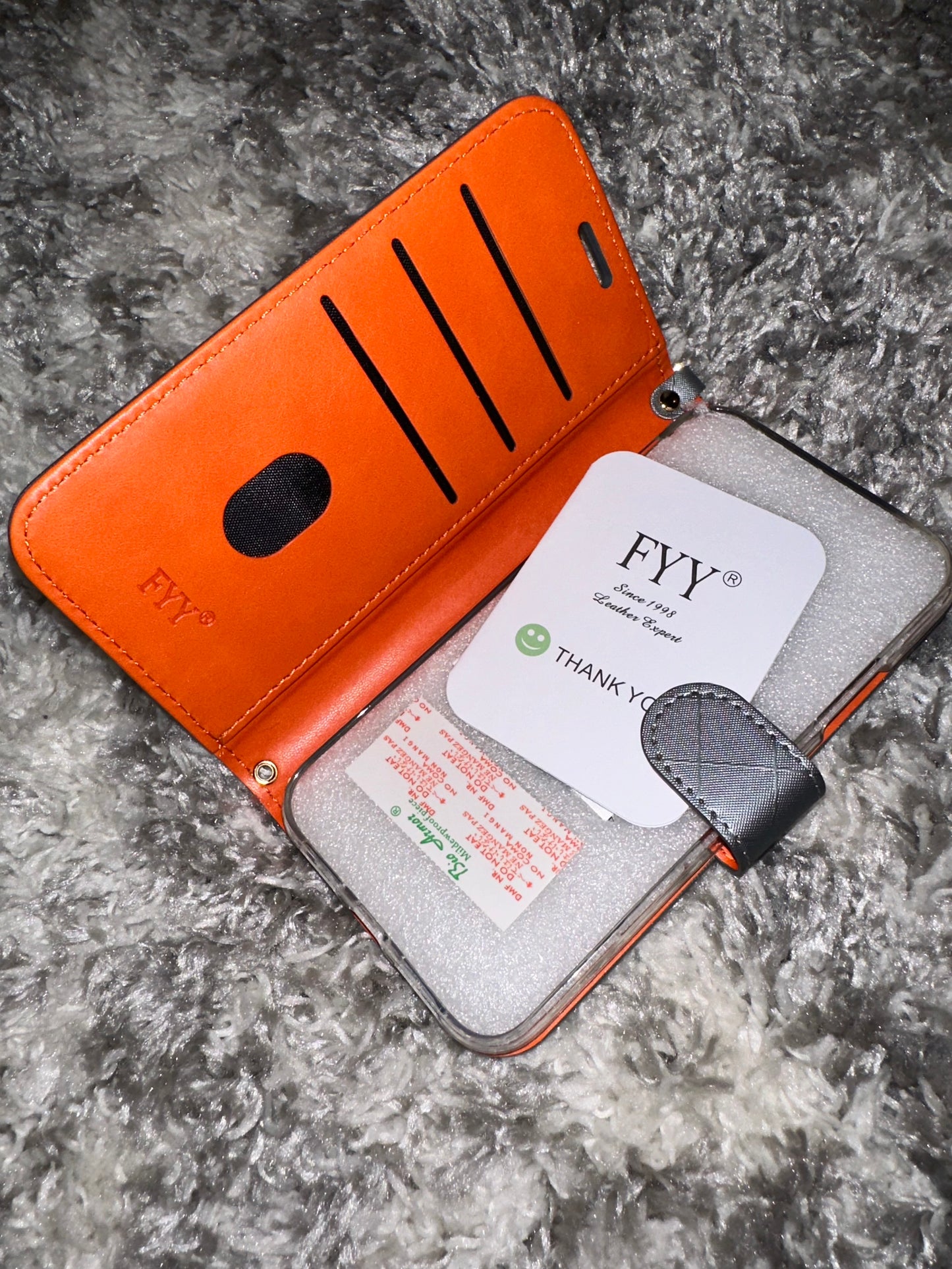 NWT FYY ( iPhone XR) Brand New Wallet Phone Case