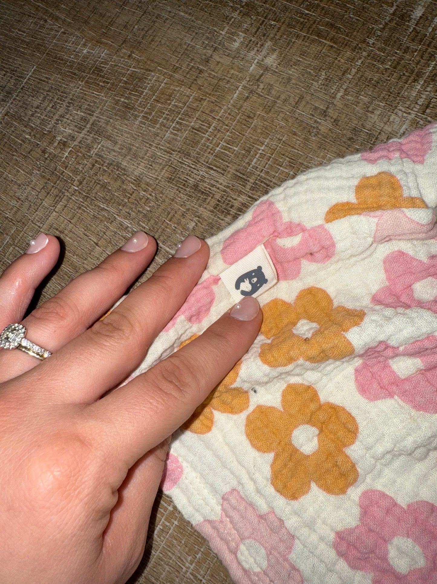 Rabbit + Bear (24 Months) Floral Tank