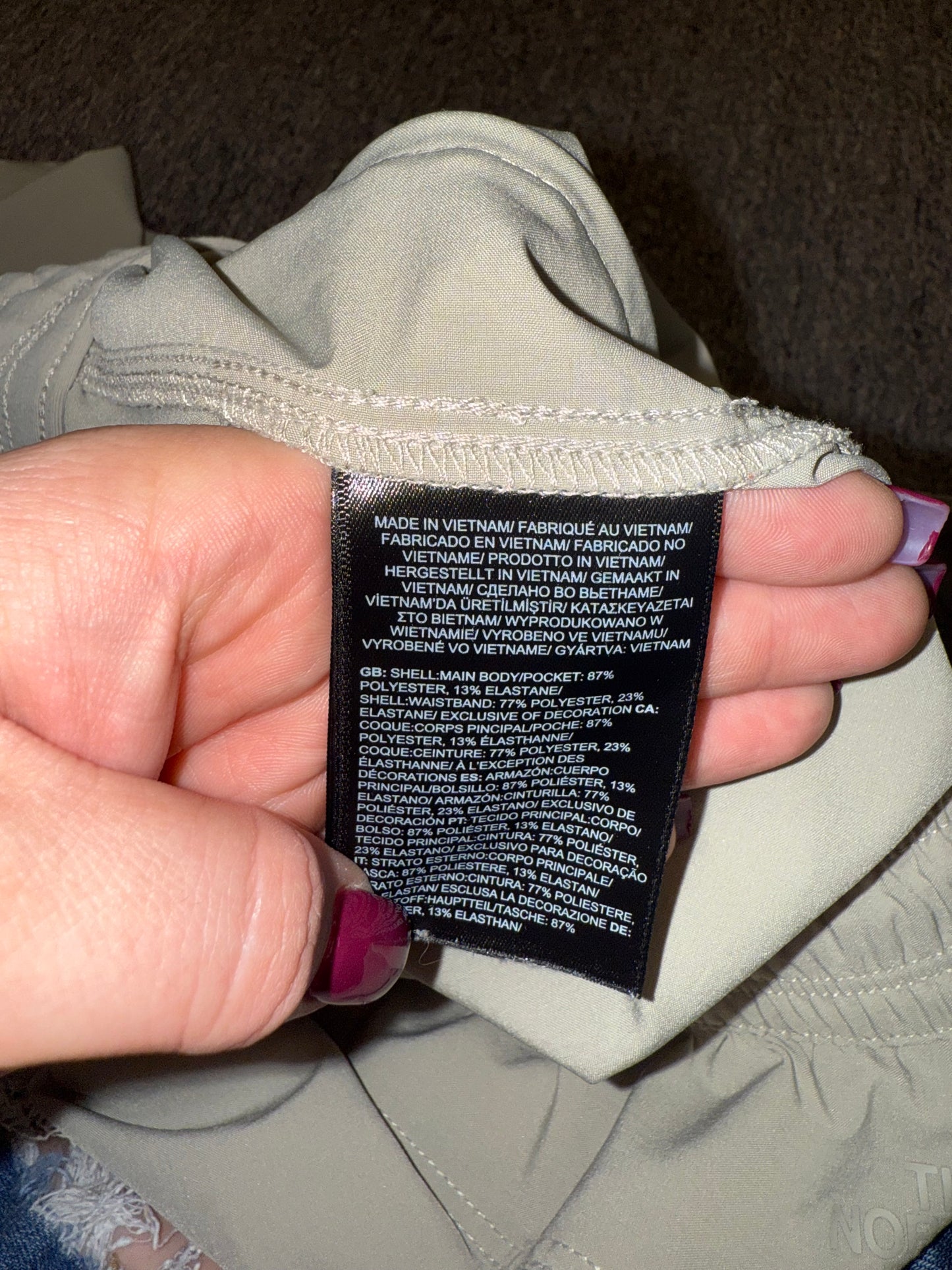 North Face (Large) Cream Sporty Pants