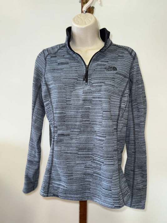 North Face (Medium) Black//Grey 3/4 Zip Up Pullover