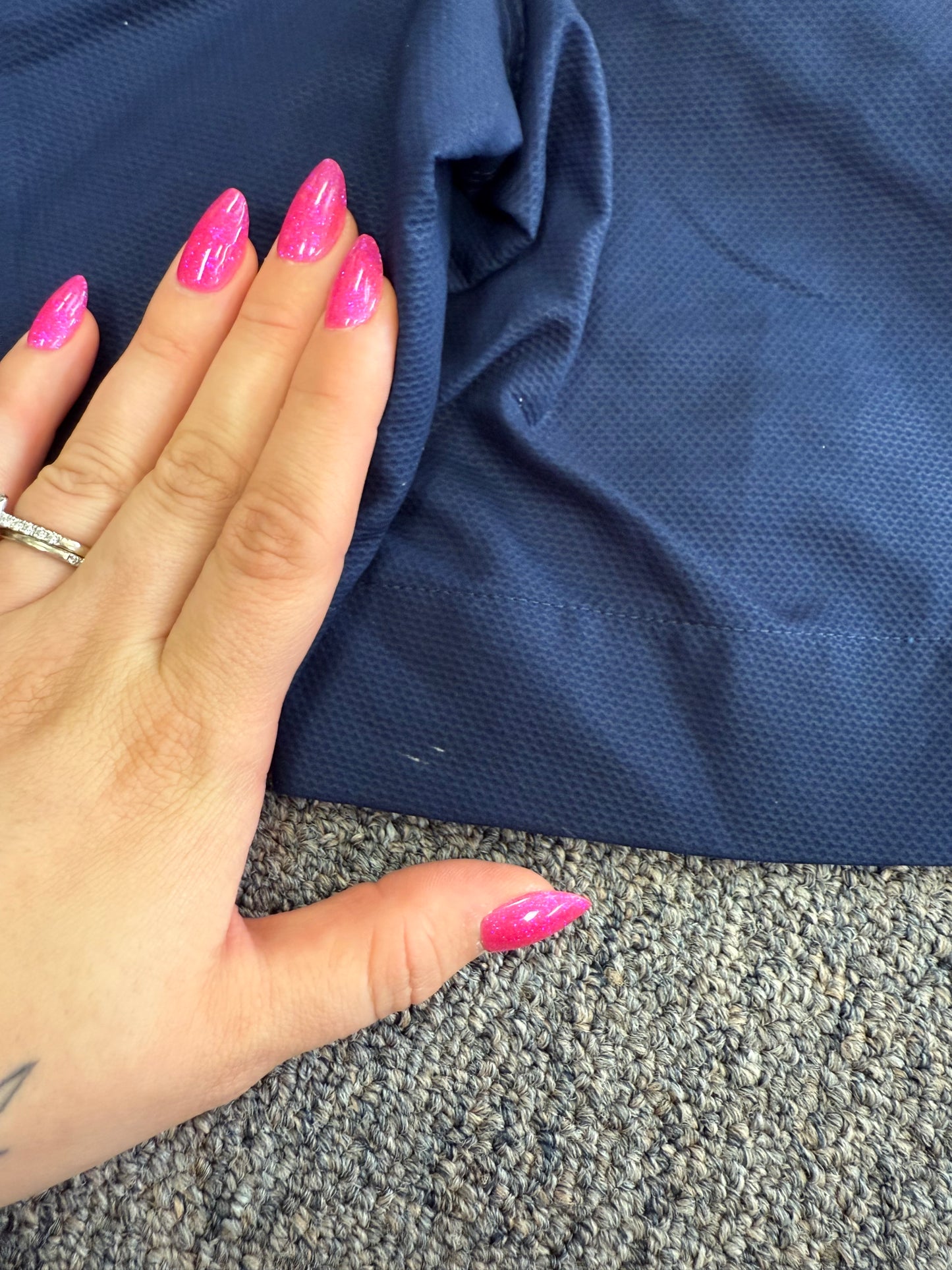 NWT Polo By Ralph Lauren (4) Brand New Navy Blue Dress Shorts with Buttoned Side