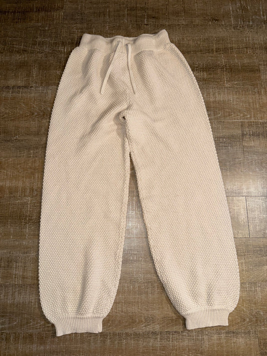 Art Of Rhetoric (Large) Cream Knit Jogger Sweatpants