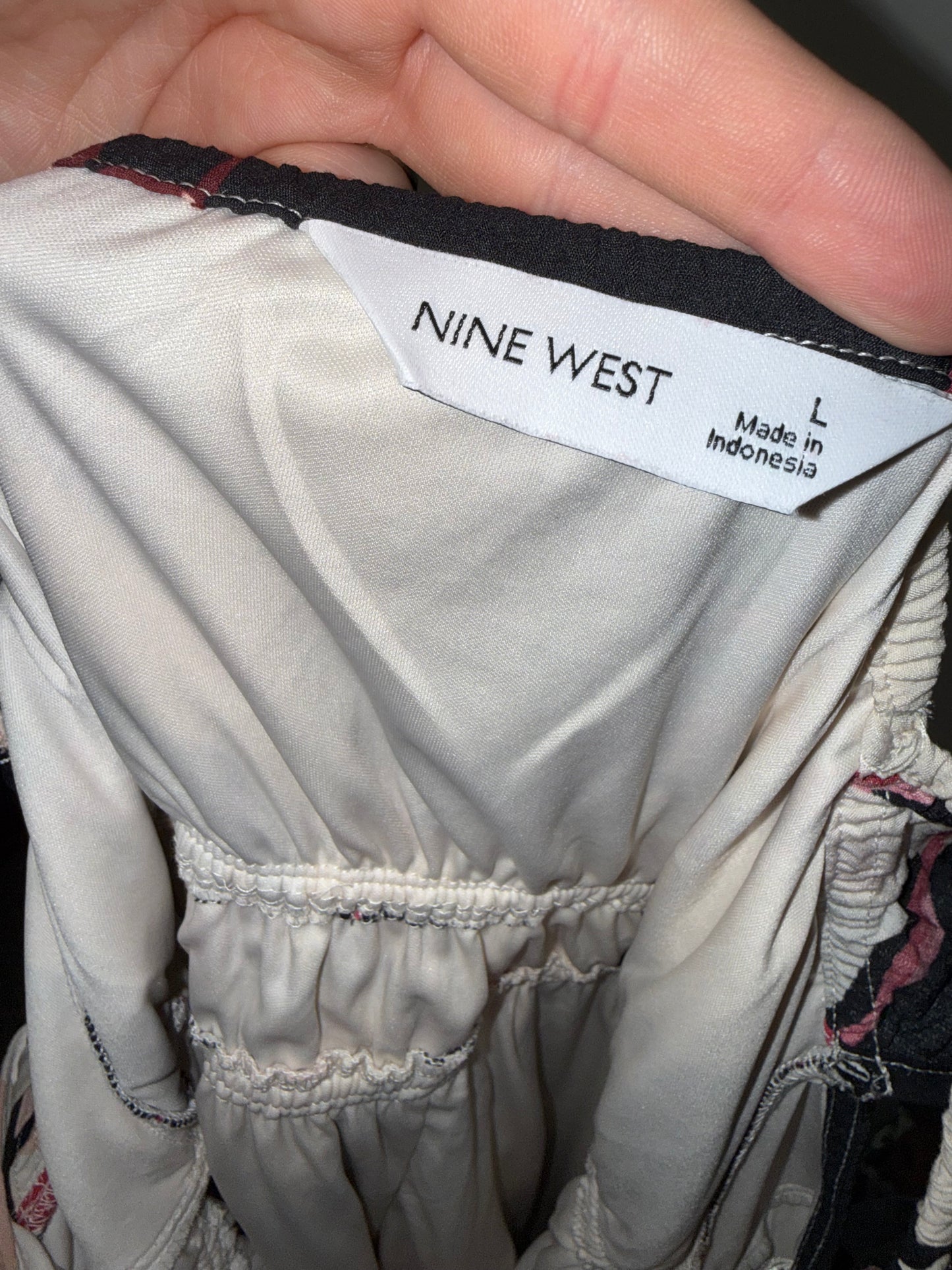 Nine West (Large) Pattern Maxi Dress