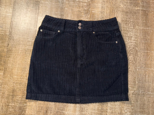 BDG by Urban Outfitters (SP) Black Corduroy Ribbed Midi Skirt