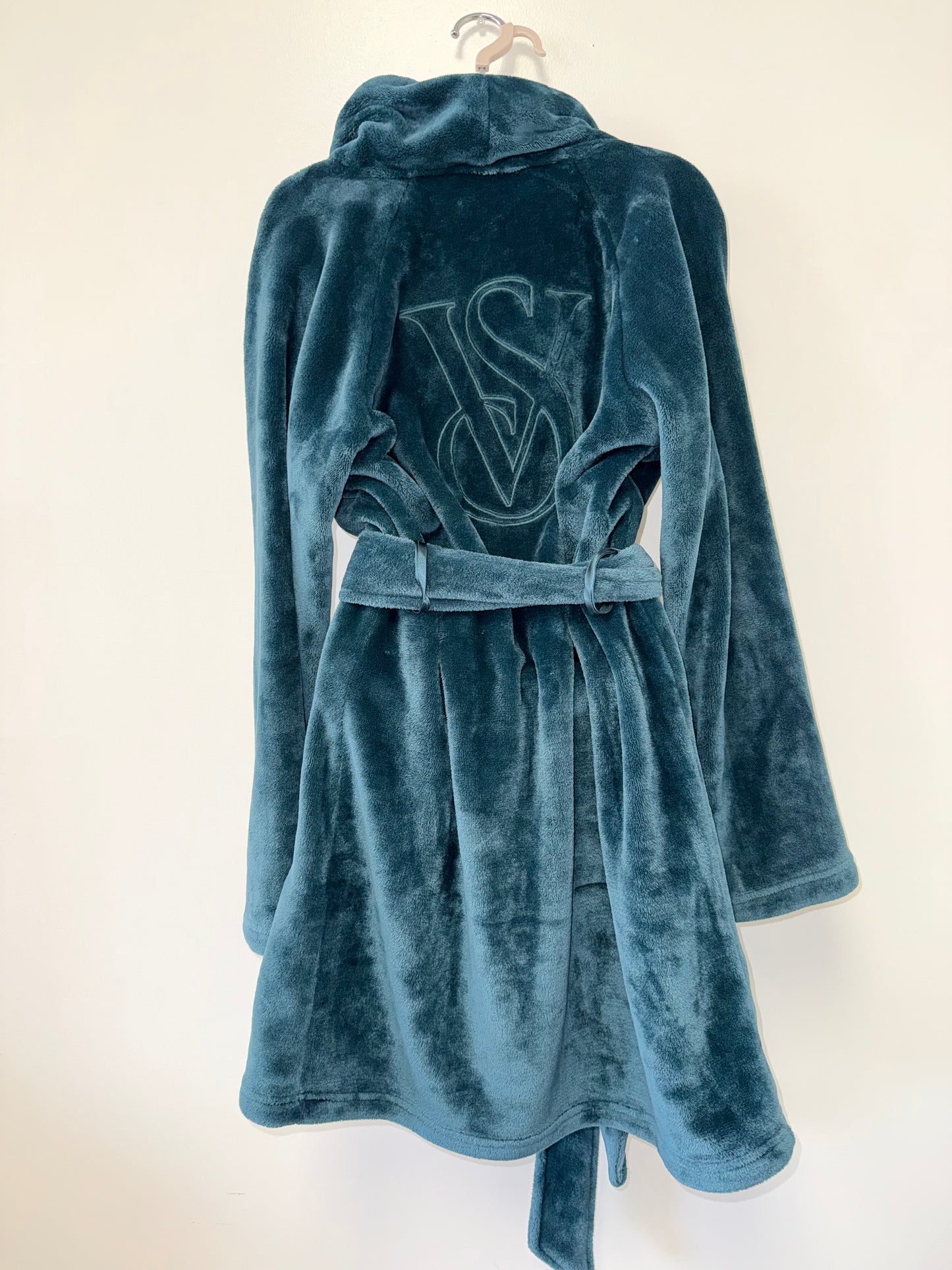 Victoria's Secret (XS) Teal Plush Robe