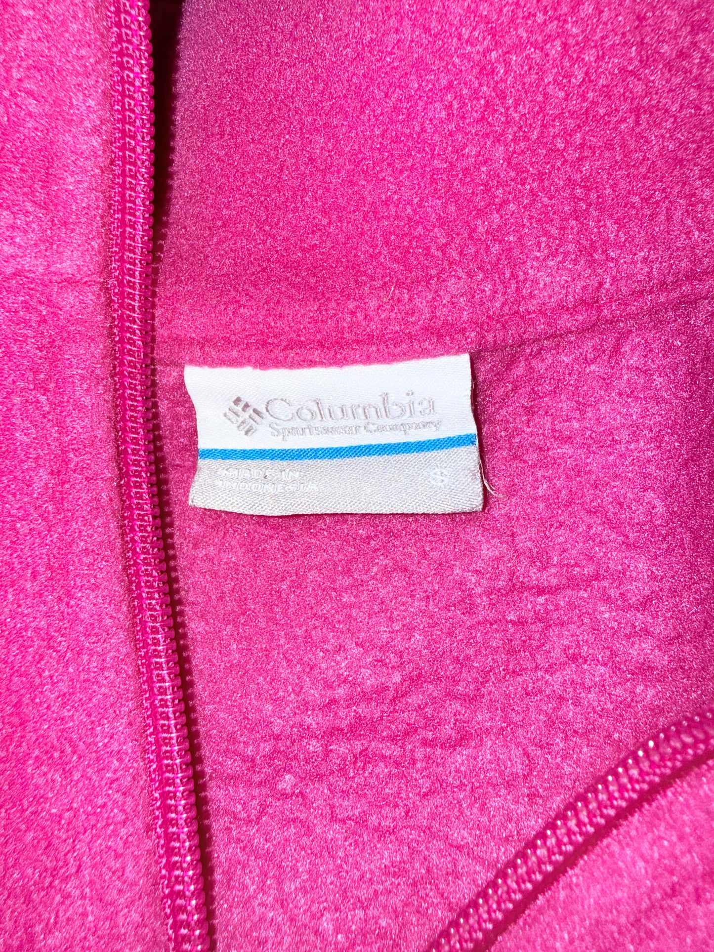 Columbia (Small) Hot Pink Zip Up Jacket