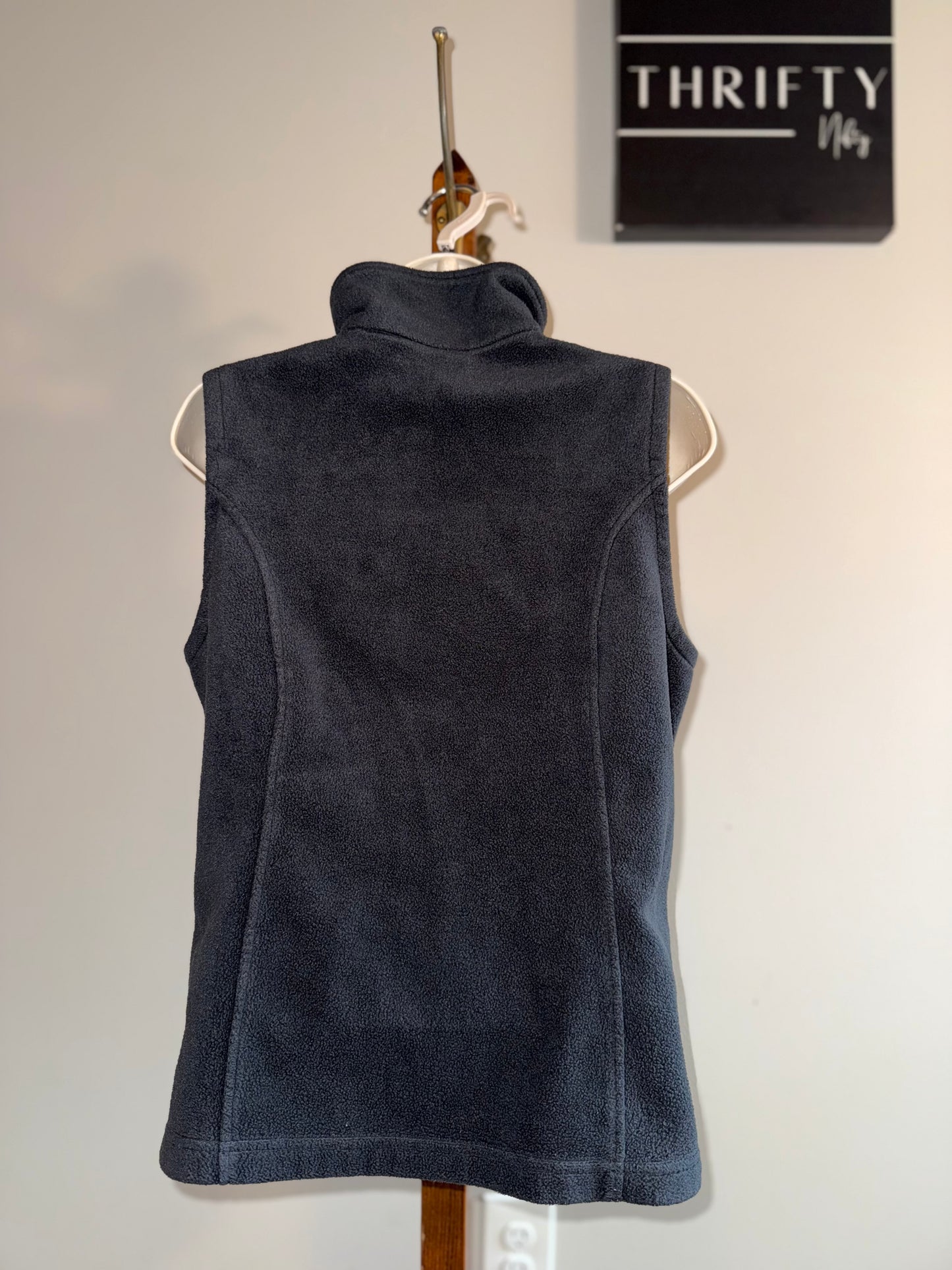 Columbia (Medium) Black Fleece Zip Up Vest
