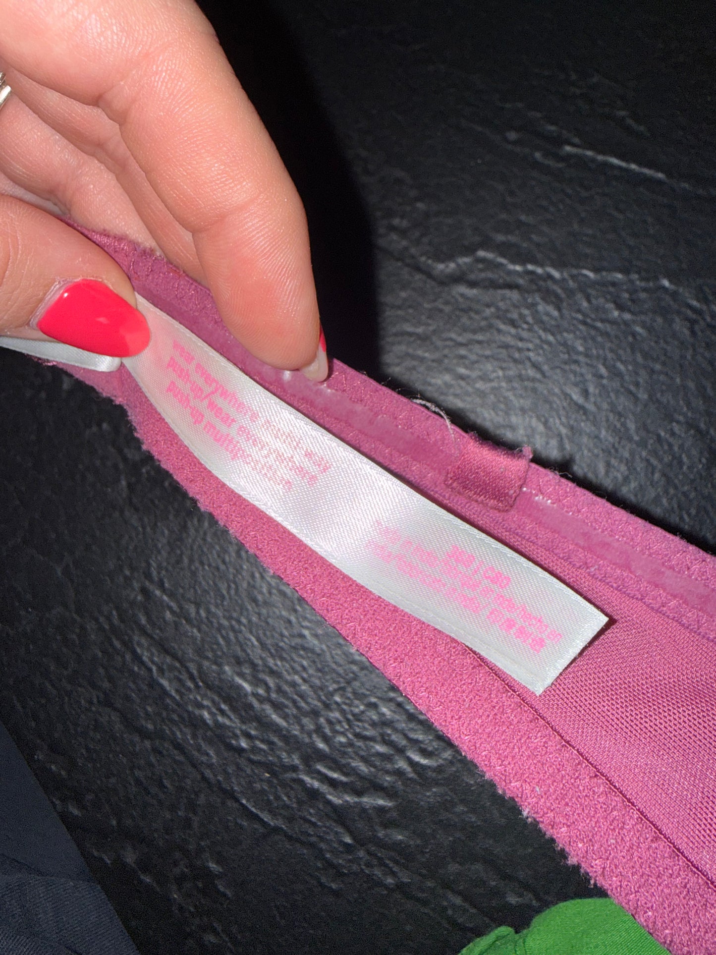 PINK Victoria's Secret (36B) Pink Strapless Wear Everywhere Push Up Bra