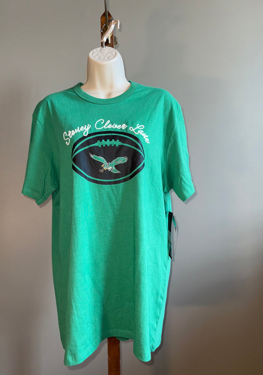 NWT 47 (M//L//XXL) Brand New Embroidered 'Stoney Clover Lane' Green T-Shirt