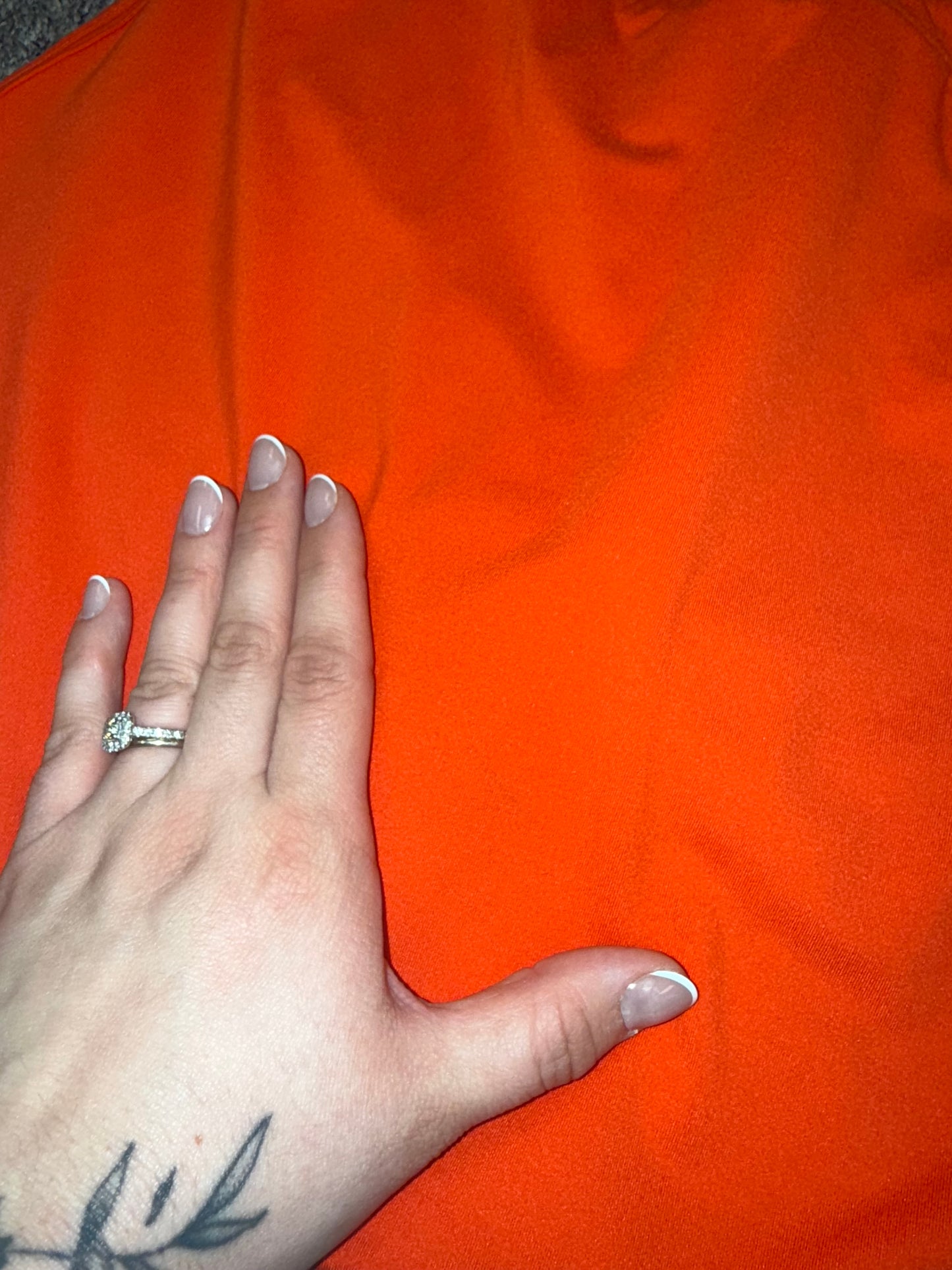 Nike (Small) Orange Dri-Fit Skort