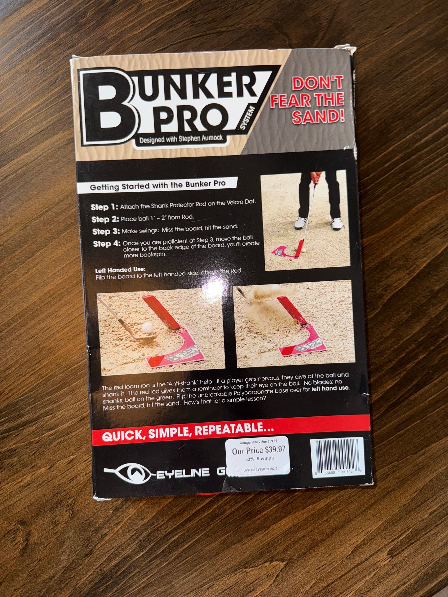 Brand New Bunker Pro Eyeline Golf Kit
