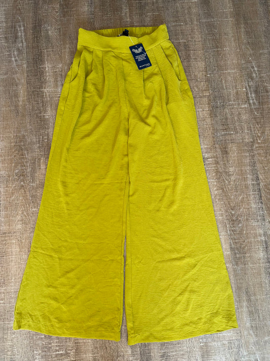 NWT Tullea Monteau (Small) Brand New Green Wide Leg Dress Pants with Stretch