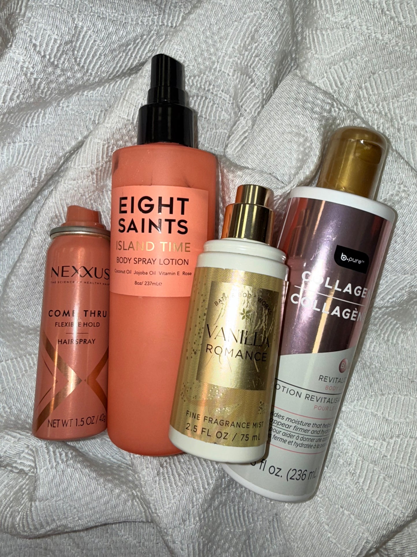 Bundle of 4 Lotion/Spray/Hairspray Beauty Products