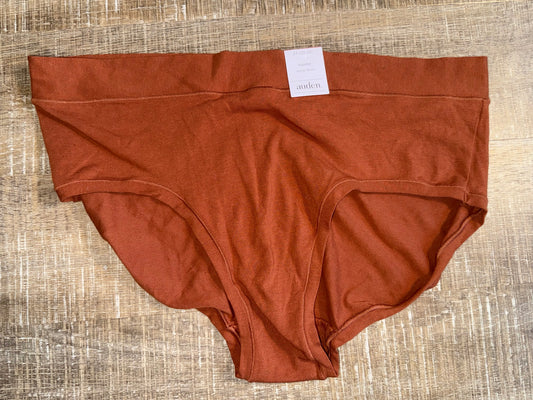 NWT auden (2X) Brand New Burnt Orange Hipster Style Undies