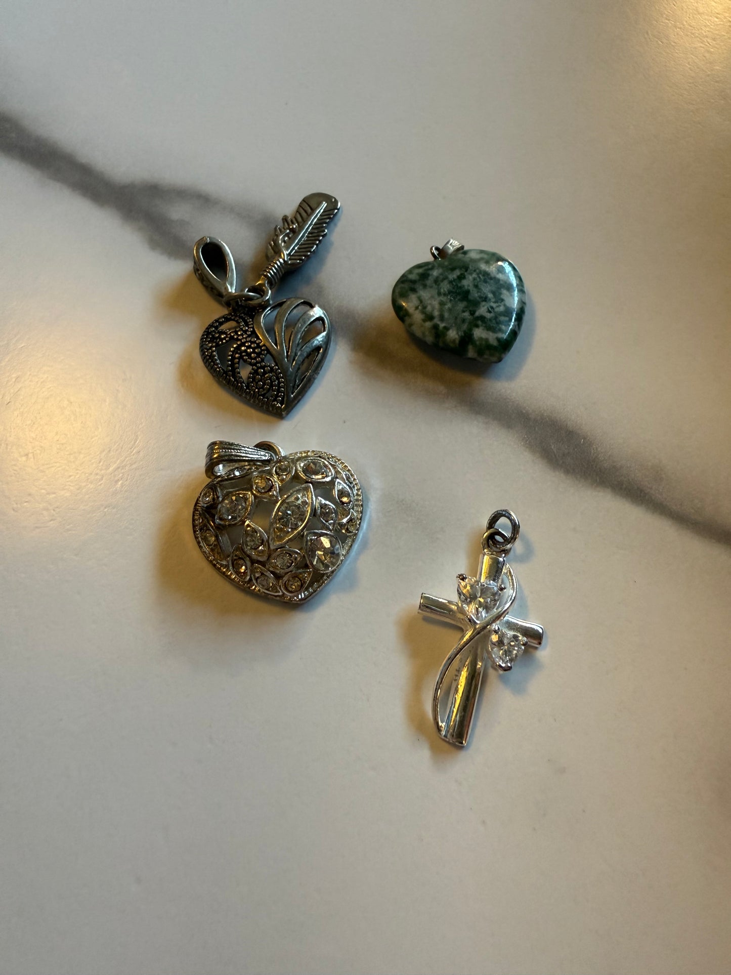 4 Piece Pendant Jewelry Charms