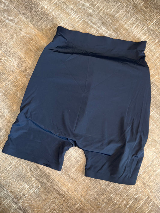 (Medium) Black Spandex Shorts with Padded Butt Shaper